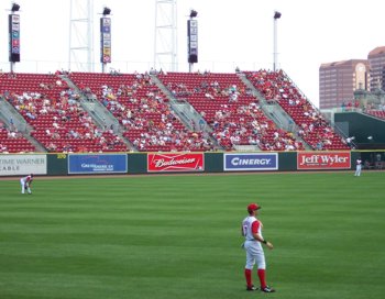 Jason Romano in left field