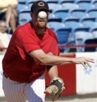 Pitcher Todd Coffey is seeing the ball better lately.