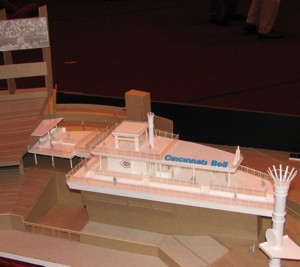 Cincinnati Bell Riverboat Deck and Cincinnati Bell Technology Pavilion Model