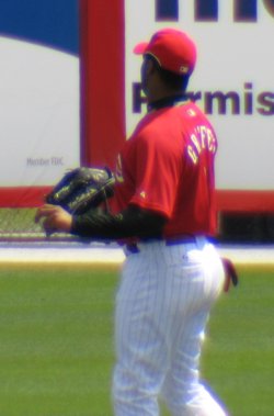 Ken Griffey Tossing with Adam Dunn