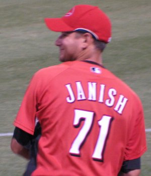 Paul Janish tosses