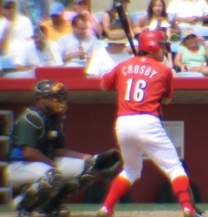 Bubba Crosby at the bat