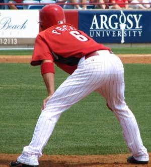 Ryan Freel on the basepath