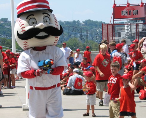 Why is Mr. Redlegs always armed?