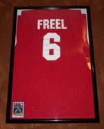 Ryan Freel signed shirt and card