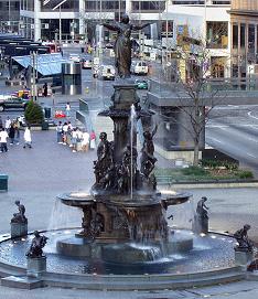 Fountain Square in Cincinnati