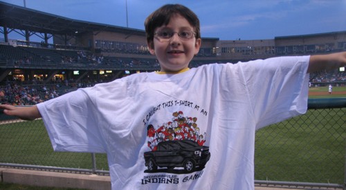 I went to an Indians game and all I got was this free t-shirt