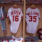 90s Reds Locker Room Display