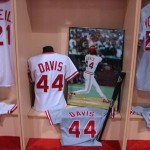 90s Reds Locker Room Display