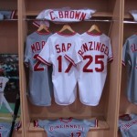 90s Reds Locker Room Display