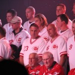 Hal Morris and Ron Oester for the opening ceremonies
