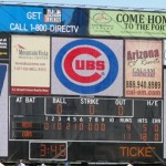 No flag was flying, but the Cubs won