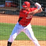 Hernandez at the plate Hernandez at the plate