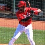 Lewis at the plate Lewis at the plate