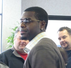 Brandon Phillips in civvies