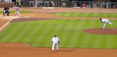 Albert Pujols at bat in 2008