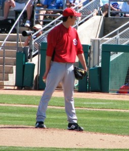 Homer Bailey pitching