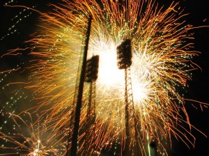 Reds Opening Night fireworks