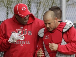 Baker, Hernandez, and a white glove