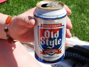 Old Style at a Cubs game