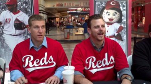 Frazier and Masset at Reds Caravan