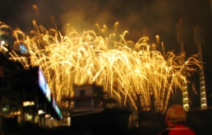 After the game, fireworks lit up the sky to cap a fun Opening Night.