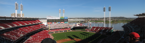 Panoramic view of Great American Ball Park