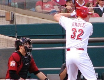 Jay Bruce at the plate.