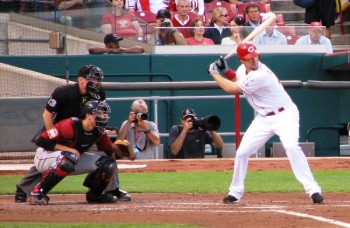 Ryan Ludwick at the plate.