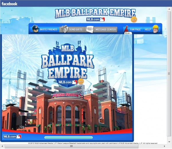 Ballpark Empire app title screen