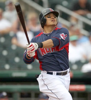 Shin-Soo Choo in a pose I hope to see a lot with the Reds