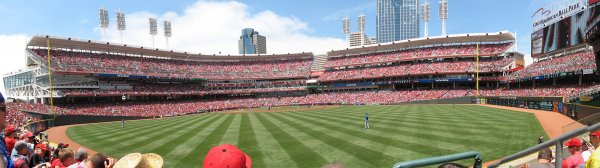 Panoramic shot from the sun deck