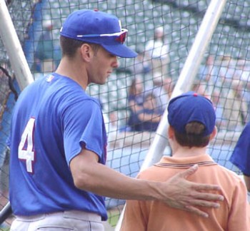 Jason Romano with the Rangers in 2002