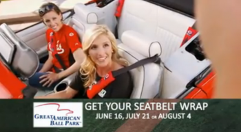 The FSO Women promoting seat belt wraps