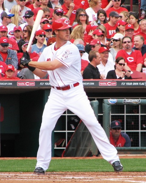 Ludwick steps in for his first at bat of the season.