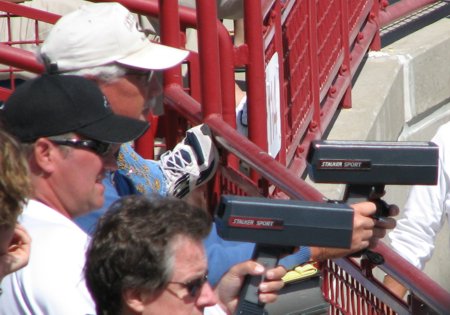 Scouts with speed guns