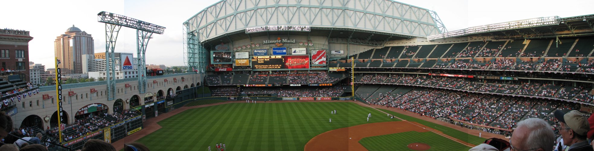 Panoramic View of Minute Maid Park