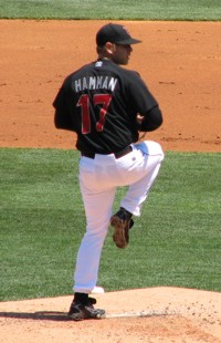 Corey Hamman pitching
