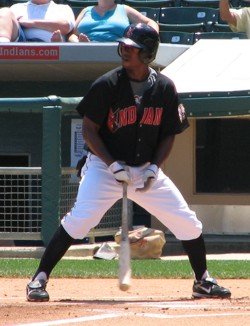 Nyjer Morgan holding his bat