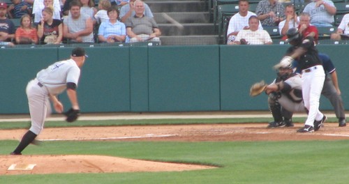 Bobby Livingston pitching