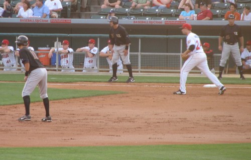 Bats threatening to score