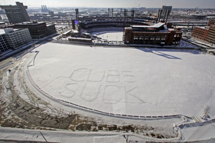 Snow as a Medium: Cubs Suck