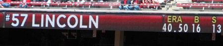 Mike Lincoln's post-grand slam ERA Mike Lincoln's post-grand slam ERA