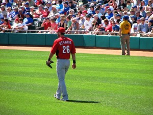 Hermida in left field