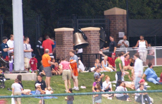 The Victory Bell ringing for the last time in 2011